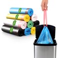 thumbnail image 2 of 20L transparent kitchen garbage bags with drawstring, drawstring garbage bags, 2 of 4