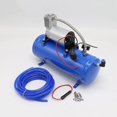 thumbnail image 2 of 120PSI To 150PSI 12V Air Tyre Inflator Pump Compressor With 6L Tank For Air Horn Train Truck RV Tire With 500cm/16.4ft Hose, 2 of 4