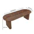 thumbnail image 2 of Extendable Dining Table TOP, 150/190/230x90x75cm, Walnut MDF, 2 of 9