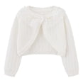 thumbnail image 1 of RXIRUCGD Manteau/veste Décontracté(E) à Capuche pour Enfants, à la Mode et Mignon(E), avec Nœud, Coupe Ample, Boutonné(E), Perforé(E), Col Rond, Manches Longues ( Beige, Taille : 4-5 Ans ), 1 of 7