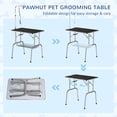 thumbnail image 4 of PawHut Dog Grooming Table with 8-39 Inch Height Adjustable Grooming Arm, 4 of 10