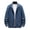 Blue, variant on Pisexur Men's Jacket Solid Color Full Zip Lightweight Casual Outerwear Windbreaker Long Sleeve Lapel Modern Fit Fall Coats with Zipped Pockets M-4XL Blue