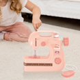 thumbnail image 4 of HILABEE Kids Portable Sewing Machine Development Toys Household Appliance Role Play Toy Pink, 4 of 8