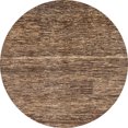 thumbnail image 1 of Ahgly Company Tapis d'Intérieur Ronds Abstraits Rouge Brun, Tapis de Zone Abstraits, 5 Pieds Rond, 1 of 6