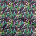 thumbnail image 1 of oneOone Cotton Silk Purple Fabric Abstract Sewing Material Print Fabric By The Yard 42 Inch Wide, 1 of 4