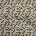 thumbnail image 1 of oneOone Rayon Mustard Yellow Fabric Abstract Leaf With Dot Sewing Craft Projects Fabric Prints By Yard 56 Inch Wide, 1 of 4