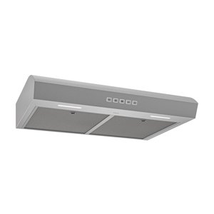 Broan-NuTone 30" Sous Cabinet Rangehood, ENERGY STAR, 350 Max Souris CFM, Acier inoxydable