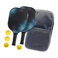 thumbnail image 1 of jinwen Premium Pickleball Paddles Set and Portable Storage Bag 2 Rackets Nonslip Grip 4 Blue, 1 of 9