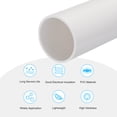 thumbnail image 3 of Unique Bargains PVC Rigid Round Pipe 45.2mm ID 50mm OD 20cm/8' Length White High Impact for Water Pipe, Crafts, Cable Sleeves, 3 of 6