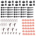 thumbnail image 4 of 1 Set of DIY Snowman Kit  Plastic Snowman Noses Handmade Snowman Accessories, 4 of 6