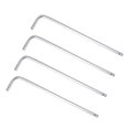 thumbnail image 1 of Uxcell 3/16" Ball End Hex Wrench, L Shaped Long Arm CR-V Repairing Tool, SAE 4 Pack, 1 of 5
