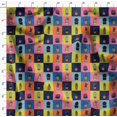 thumbnail image 4 of Soimoi Polyester Crepe Fabric Cactus Tree Printed Craft Fabric by The Yard 52 Inch Wide, 4 of 5