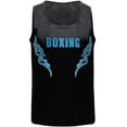 thumbnail image 3 of Yanarno Débardeurs de Boxe à Sequins pour Garçons Sans Manches Imprimé Lettres pour Course Noir&Bleu Clair 6, 3 of 6