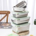thumbnail image 4 of SHISUYAN Lot de 1 Boîte Alimentaire Isolée Croustillante 850 ml en Acier Inoxydable 304 pour Garçons Filles Usage Domestique, 4 of 8