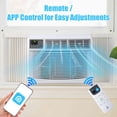 thumbnail image 2 of CazToi Climatiseur de Fenêtre Intelligent 12000 BTU 550 Pi2 115V Wi-Fi et Télécommande, 2 of 7