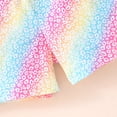 thumbnail image 4 of EDFBUYKRS Combinaison Décontractée d'Été pour Tout-Petites Filles à Manches Volantées, Imprimés Colorés, Dos Nu, 4 of 4