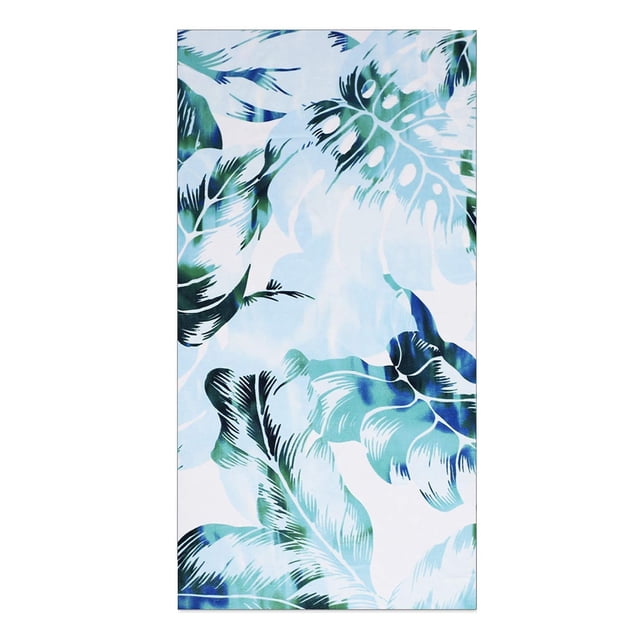 Jusqu'à 65% de Rabais SMihono Serviette de Plage Velours Simple Face Teint Serviette de Voyage Cool Style Bohème