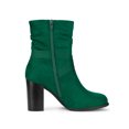 thumbnail image 3 of Unique Bargains Women's Slouchy Block Heel Ankle Boots, 3 of 7