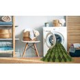 thumbnail image 2 of Ahgly Company Tapis d'Intérieur Ronds Lavables à la Machine, Style Transitionnel, Vert Forêt Sombre, 7 Pieds Rond, 2 of 7