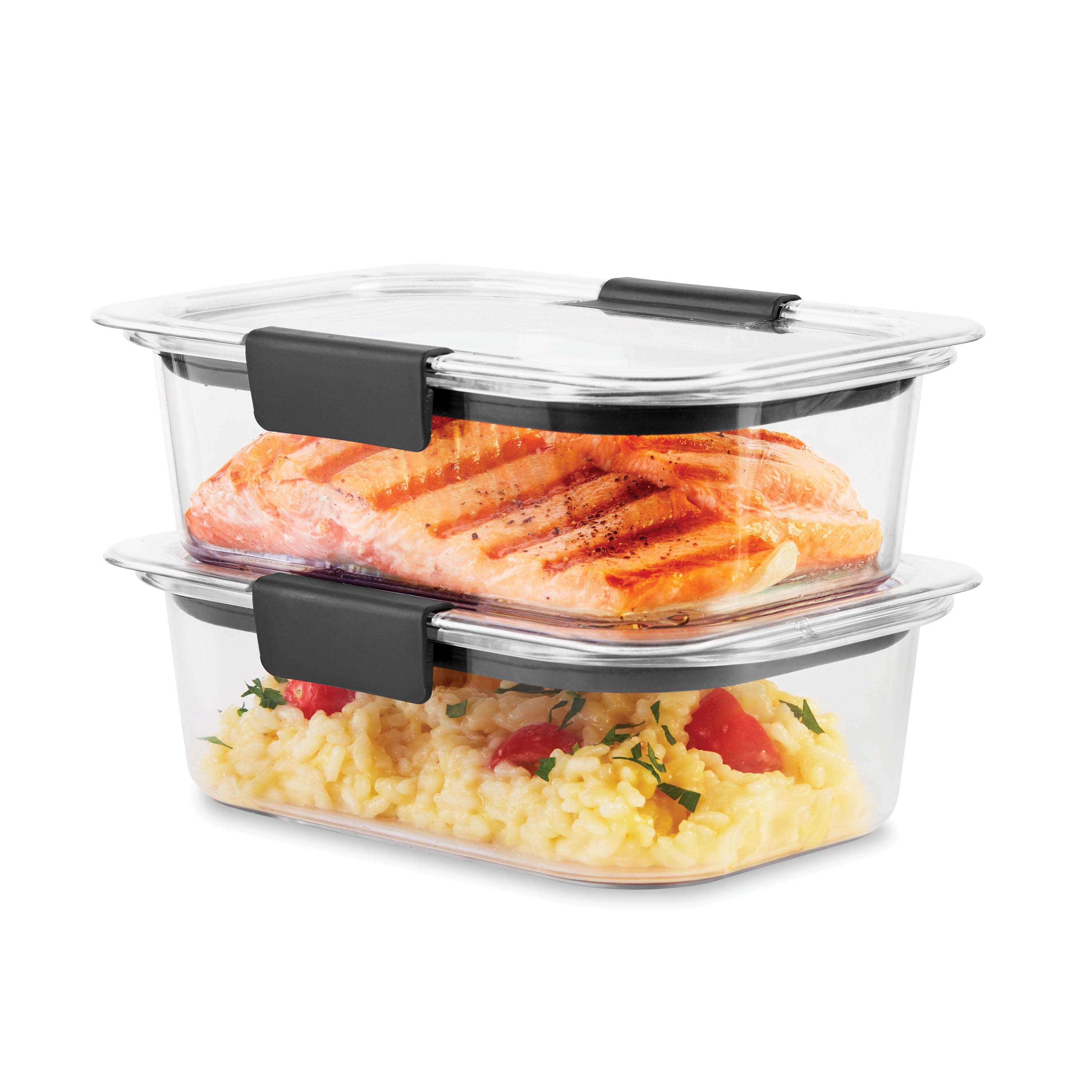 Récipient d’entreposage pour aliments en plastique Rubbermaid Brilliance, 3,2 tasses (760 ml), paquet de 1