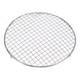thumbnail image 3 of Unique Bargains Round Cooking Rack, 10-inch Stainless Steel Cross Wire Barbecue Grill Net Racks with Legs, 3 of 5