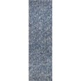 thumbnail image 1 of HomeRoots 353893 2 ft. 3 in. x 7 ft. 6 in. Runner Polyester Indigo & Ivory Heather Area Rug, 1 of 1