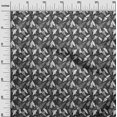 thumbnail image 3 of oneOone Velvet Gray Fabric Tropical Leaf Sewing Craft Projects Fabric Prints By Yard 58 Inch Wide, 3 of 5