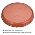thumbnail image 3 of Unique Bargains 12' Plastic Wave Round Plant Pot Saucer Flower Drip Tray, Red 6 Pack, 3 of 5
