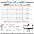 thumbnail image 4 of Kcodviy Women Summer Solid Color S Sandals for Women Slip on Casual Open Wedge Sandals for Women Size 9 Toe Wedges Soft Bottom Leopard Sandals for Women Breathable Slippers Shoes Sandals, 4 of 6