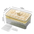 thumbnail image 3 of Ice Cube Tray with Lid and Bin Ice Trays, Ice Cubes Tray with Lid and Bin,56 Pcs Square Ice Cubes Molds with Ice Scoop,Easy Release & Save Space, Ice Cubes Storage Container Set, 3 of 9