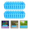 thumbnail image 1 of Raindrops 2 Pcs Pot de Fleurs pour Rambarde Boîte de Jardin Plastique Bleu pour Usage Extérieur, 1 of 8