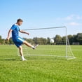 thumbnail image 2 of Soozier But de Soccer, Filet de Soccer d'Entraînement Portable 6 x 4 Pi avec Cadre en Acier, 2 of 10