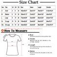 thumbnail image 4 of Femmes Mode Décontractée Chemises Imprimées Manches Courtes T-Shirt Ample Hauts Tunique Blouse, 4 of 4