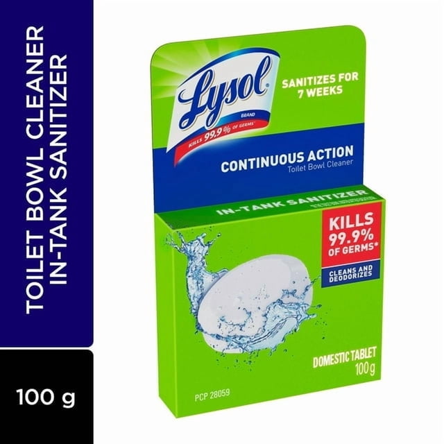 Lysol Nettoyant pour Cuvette, Pastille à Action Continue, 100 g