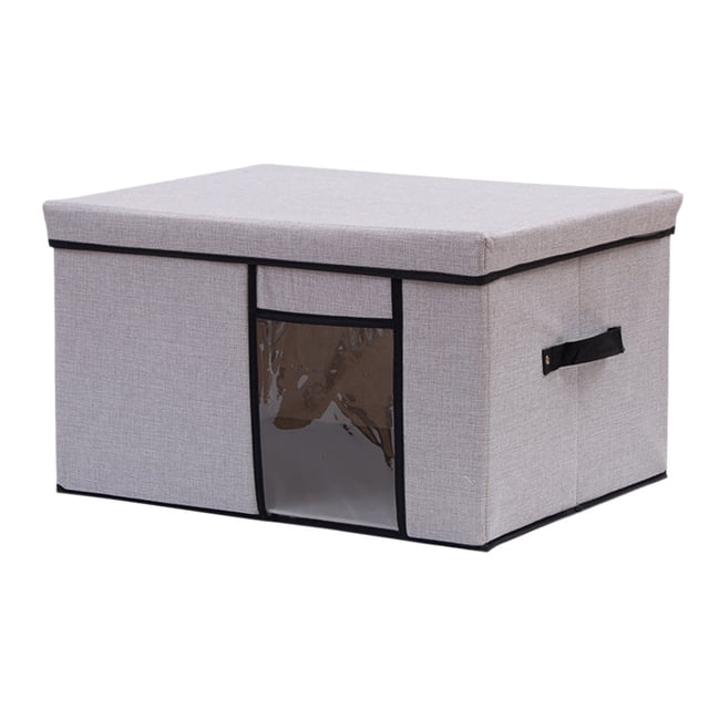 Bdday Underbed Storage Washable Perspective Window Fabric Art Treasure Chest for Household Clothes Storage and Miscellaneous Oxford Textile Sorting Box Laundry Room Storage