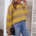 thumbnail image 4 of Tralilbee Women's Crew Neckline Chenille Sweater, 4 of 6