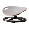 thumbnail image 2 of Lipstore Kids Swivel Chair 360 Degree Rotation Rotating Stool for Living Room Bedroom Silver, 2 of 8