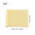 thumbnail image 2 of Unique Bargains Crepe Paper Roll Crepe Paper Decor 7.5ft Long 20 Inch Wide, Light Champagne, 2 of 5
