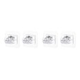 thumbnail image 1 of kurtrusly Home Bathroom Kitchen Self Adhesive Window Curtain Rod Clip Nail-free Puncture-free Towel Rods Holder Hanger Clamp Transparent 2pcs 2Set, 1 of 1