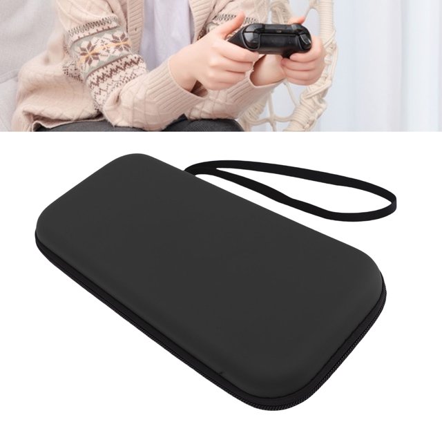 Étui de Transport pour Console 2 2025, Sac de Rangement de Voyage Rigide EVA avec 12 Emplacements pour Cartes de Jeu, pour Chargeur de Manette Banque d'Alimentation Accessoires d'Écouteurs
