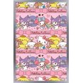 thumbnail image 1 of Hello Kitty and Friends: 25 Snack Time - Collage Wall Poster, 14.725" x 22.375" Framed, 1 of 4
