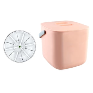 USB Lave-vaisselle Laveur-vaisselle Mini Lave-vaisselle avec seau Portable pour usage domestique Blanc