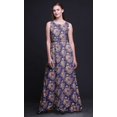 thumbnail image 4 of Bimba Robe Longue Débardeur Maxi à Fleurs pour Femme, Col Rond, Imprimée, Robe de Soirée - Xxx-Grand, 4 of 6