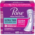 thumbnail image 1 of Poise Ultra Thin Incontinence Pads for Women, 5 Drop, Maximum Absorbency, Lng, 60Ct, 1 of 7
