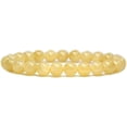 thumbnail image 1 of Bracelet Extensible Unisexe en Perles Rondes 8 mm en Jade Jaune Naturel, 1 of 5