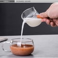thumbnail image 1 of Qonioi Borosilicate Glass Measuring Cup, Heat Resistant Kitchen Measuring Cup with Spout, Clear Graduated Milk Jug for Liquid Dry Ingredients Coffee Creamer, 1 of 6
