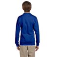 thumbnail image 4 of Hanes ComfortBlend EcoSmart Chandail à Col Rond pour Garçon, TG, Bleu Royal Foncé, 4 of 4