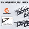 thumbnail image 3 of VEVOR Garage Storage Shelving, 2 Pack, 4 x 2 ft Heavy Duty Garage Shelves Wall Mounted, 500 lbs Load Capacity(Total) Garage Storage Rack Floating Shelves, 3 of 9