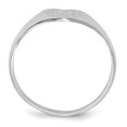 thumbnail image 2 of Bague Chevalière en Or Blanc 14K, 2 of 5