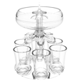 thumbnail image 2 of Distributeur de Boissons de Fête 2X avec Ensemble de 12 Verres à Shooter - Distributeur de Liqueur en Acrylique Sans Contact pour Boisson Cidre Cocktail, 2 of 5